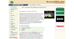 Desktop Screenshot of de.euro2004.com