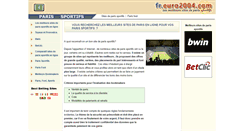 Desktop Screenshot of fr.euro2004.com
