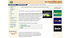 Desktop Screenshot of es.euro2004.com